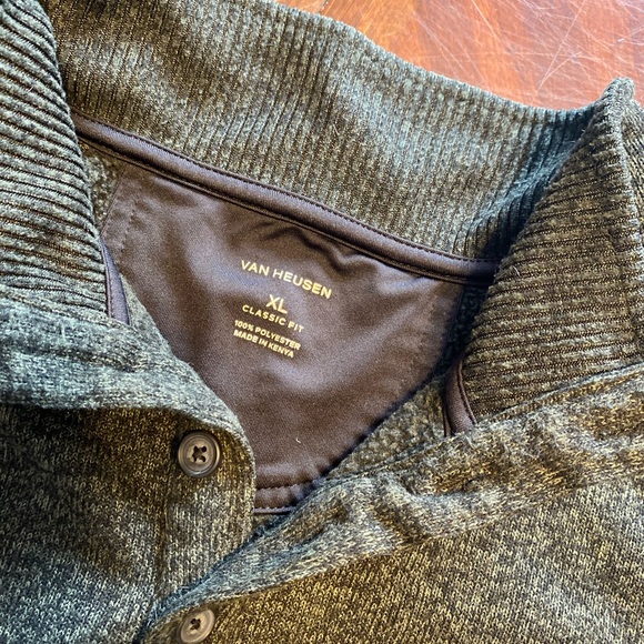 Van Heusen Men's Charcoal Turtleneck Sweater - Picture 4 of 4